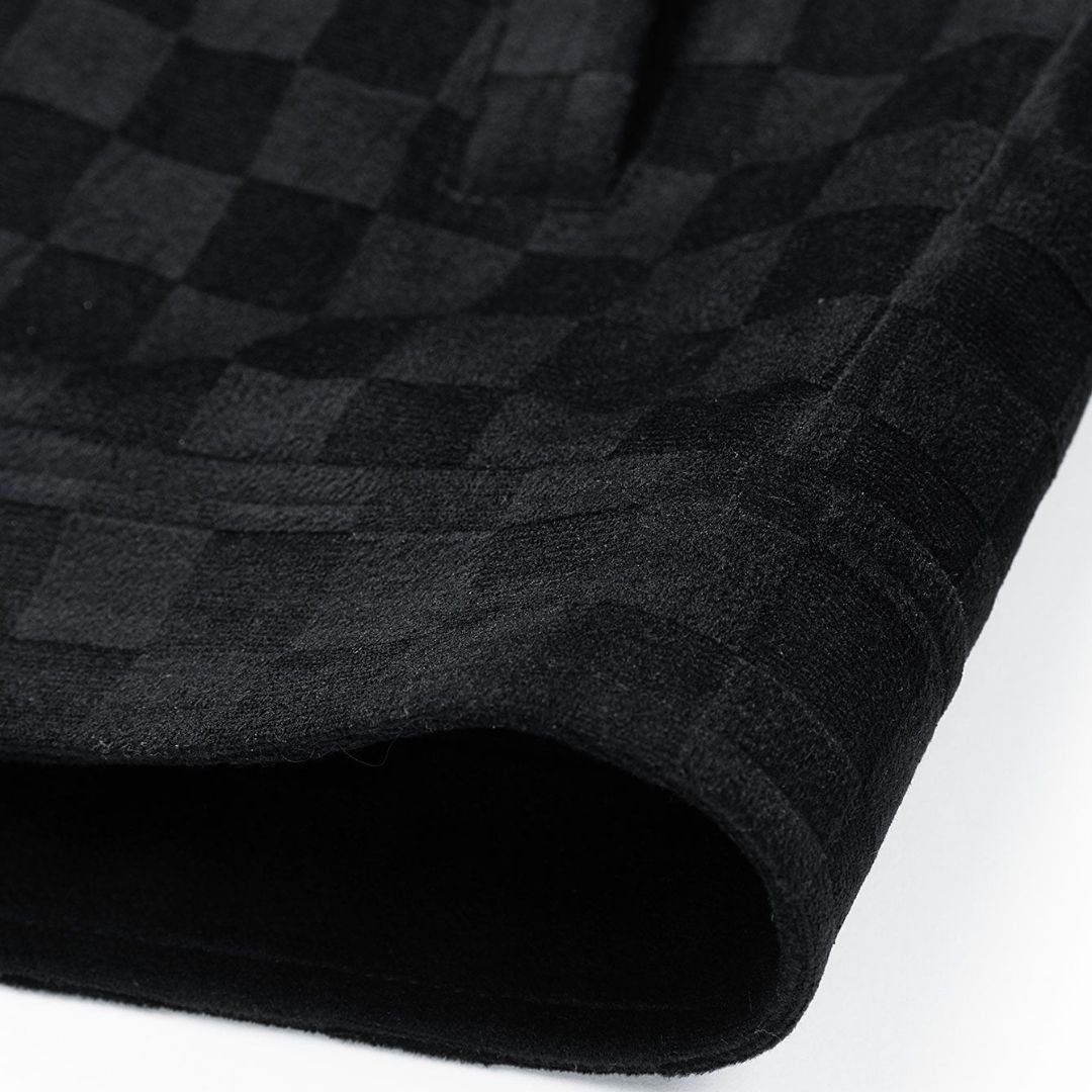 Plaid Print Suede Pocket Jacket - Limited Offer